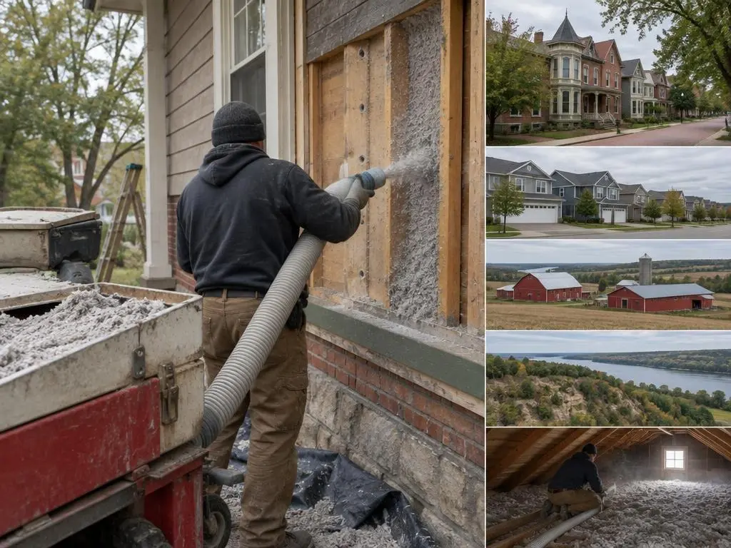 Dense-Pack Wall Insulation in Lawrence, KS
